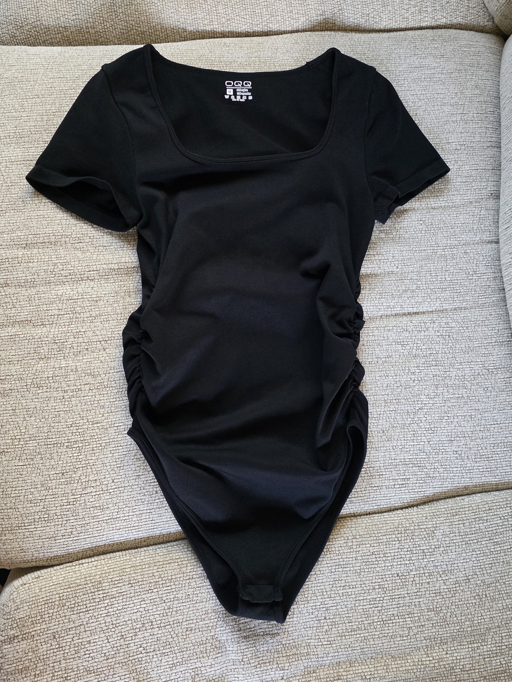 Black One-Piece Bodysuit